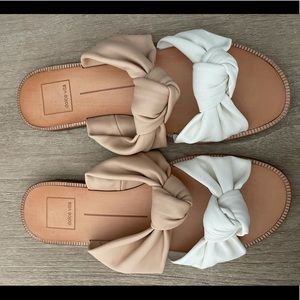 Dolce Vita Pascal Knotted Slides (NWOT)